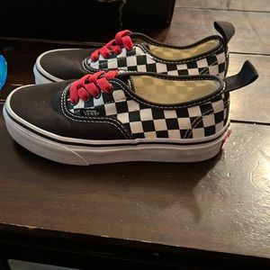 Checkered printed Vans size 13(Little kids)